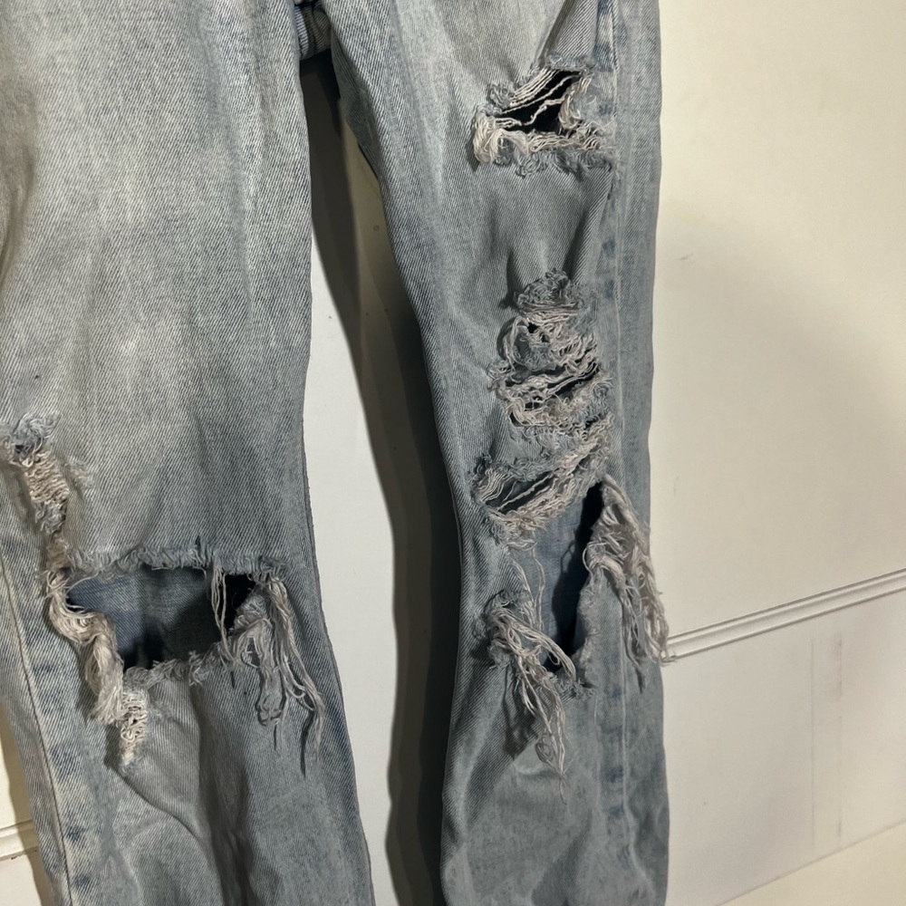 Abercrombie & Fitch Ankle Straight Ultra High Rise Jeans Size 23 CURVE LOVE - Picture 4 of 7